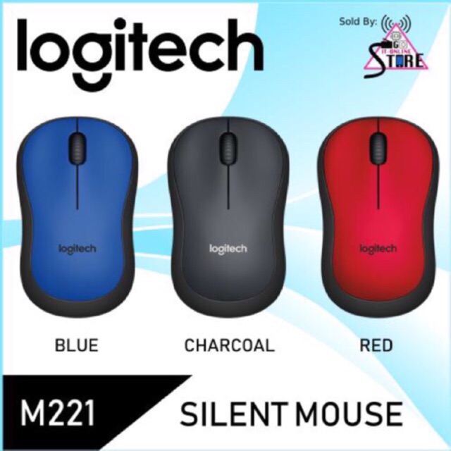 Chuột không dây Logitech M221 Chính Hãng