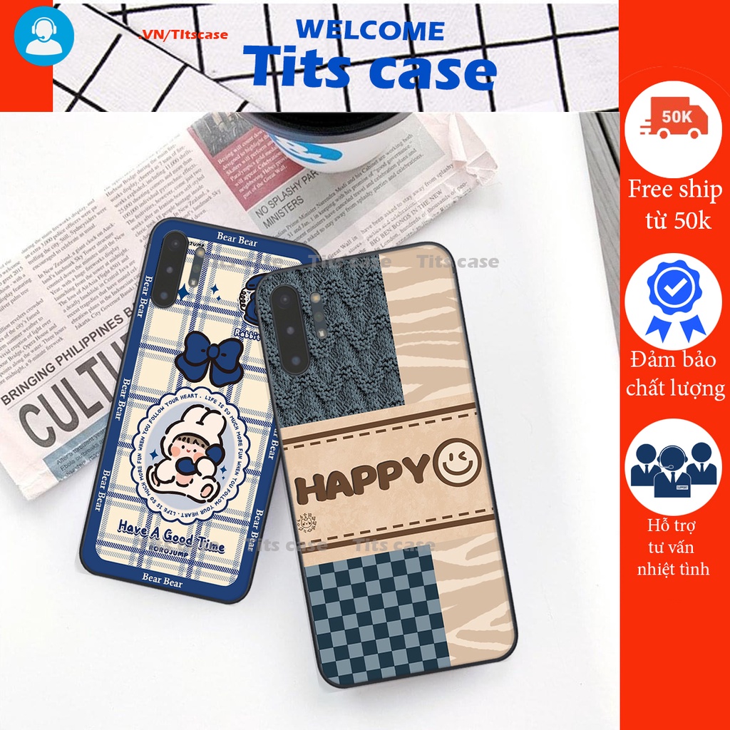 Ốp lưng Samsung Galaxy NOTE 10 PLUS in hình bò sữa, gấu be@r, cute cực  ĐỈNH -  cực CHẤT-  cực COOL
