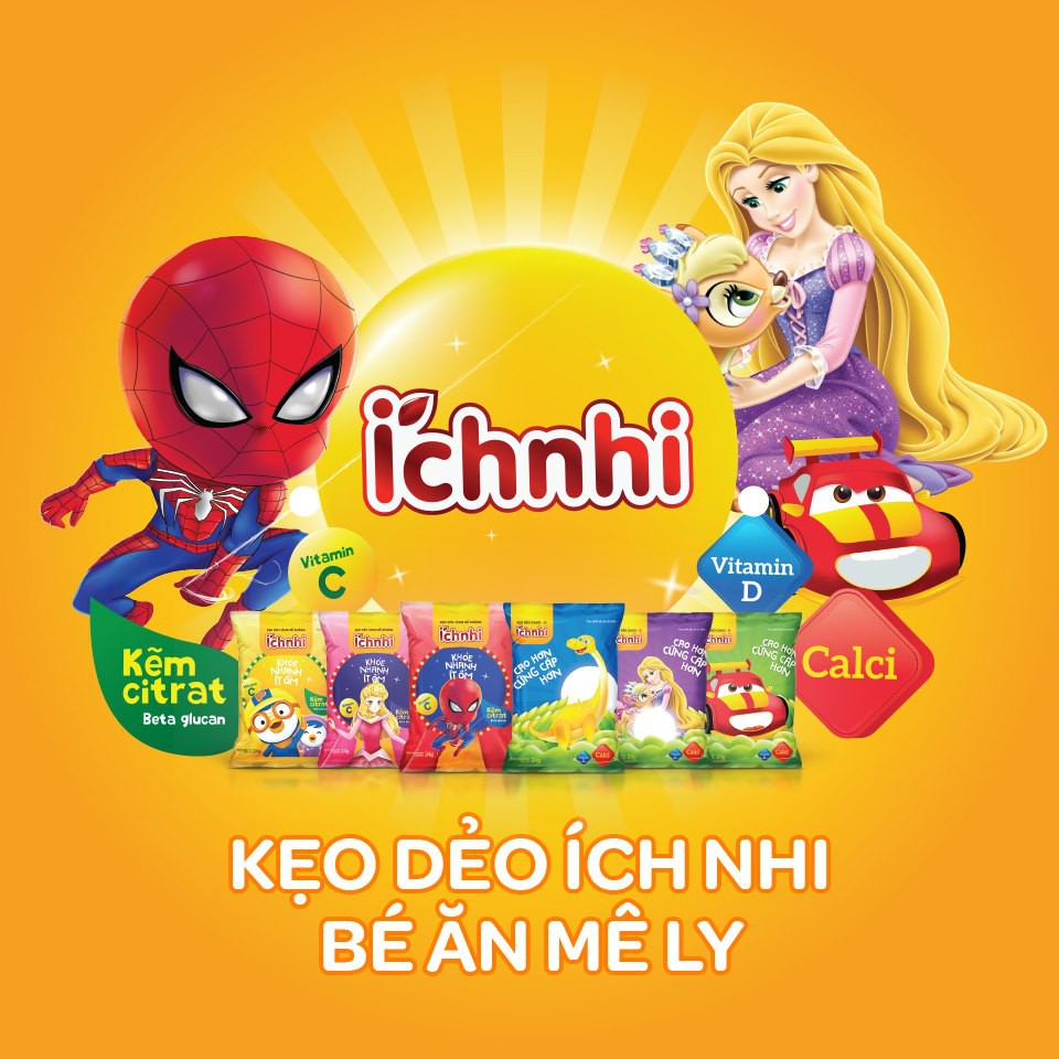 ✅ [CHÍNH HÃNG] Kẹo Dẻo Tăng Đề Kháng Và Chiều Cao Ích Nhi (24g)