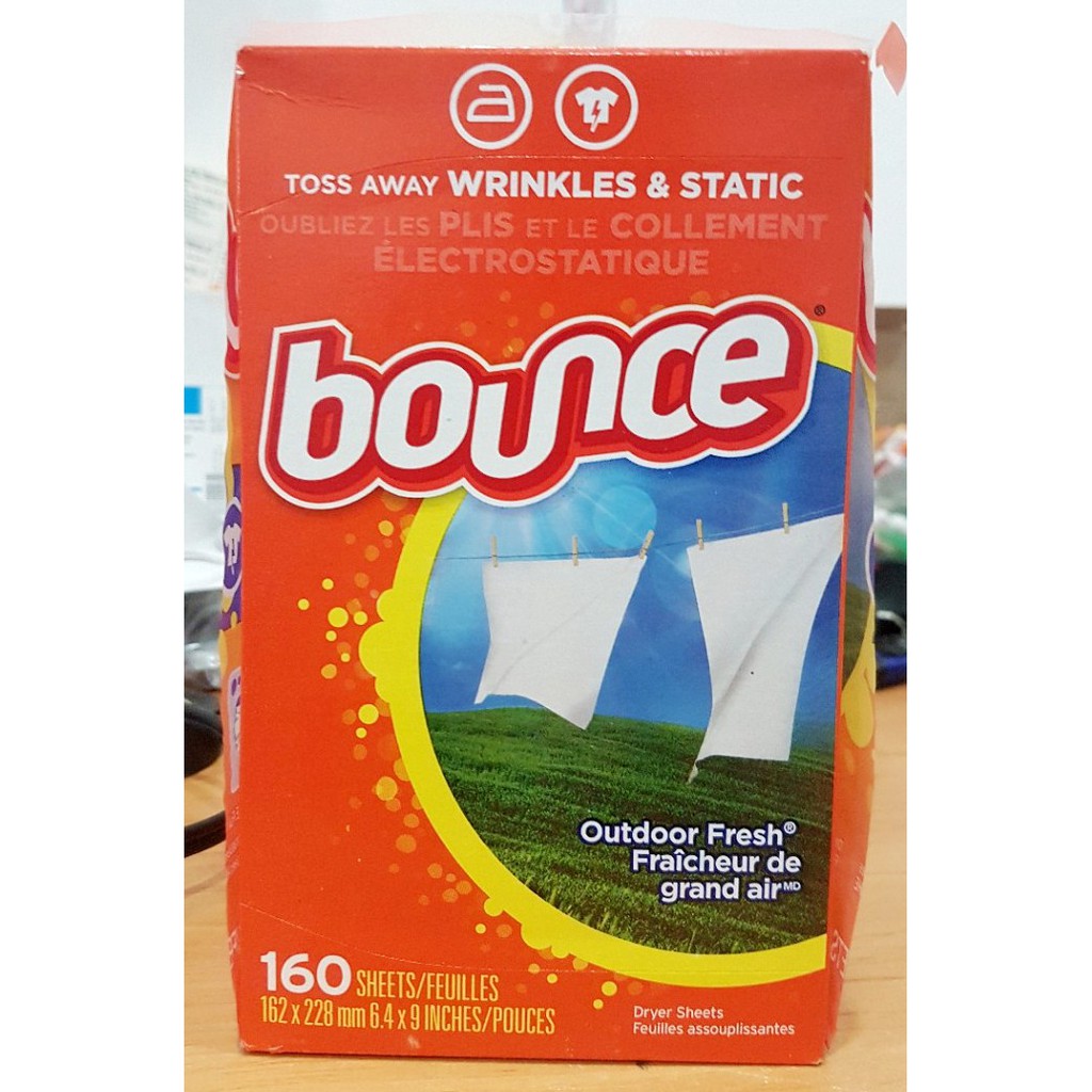 Tách Lẻ 10 tờ Giấy Thơm Quần Áo Bounce Renewing Freshness Của Mỹ