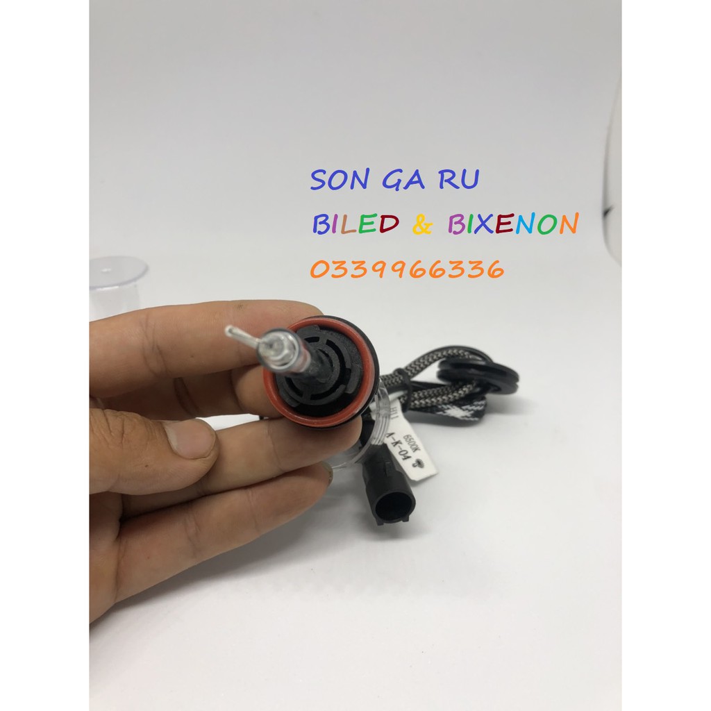 Bộ 1 bóng chân H11 tăng sáng 6000K + 1 balast 55w cho đèn gầm , bi gầm , Nouvo 5 6