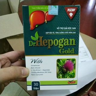 Hỗ trợ giải độc gan Dr Hepogan Gold lọ 30v