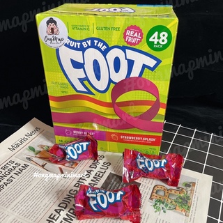 [ CÓ BÁN LẺ ] KẸO FOOT TRÁI CÂY CỦA MỸ - KẸO CUỘN FRUIT BY THE FOOT -  THÙNG 48 CUỘN