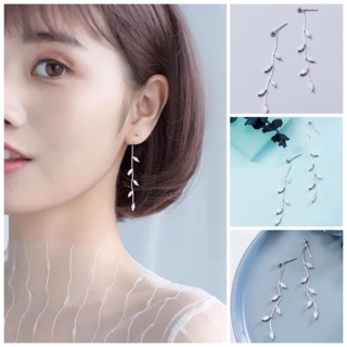 Khuyên Tai, Bông Tai nữ dáng dài gắn đá sang trọng
