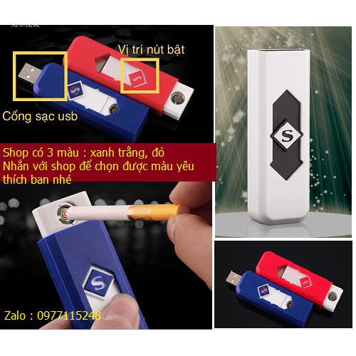 Bật - Lửa- Điện Sạc Usb LS08