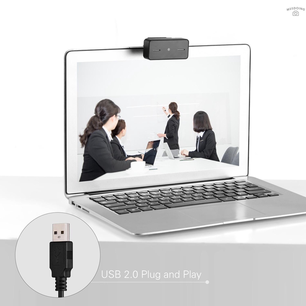 Webcam Usb 5mp 2592x1944 Hd Tích Hợp Micro Hỗ Trợ Quay Video / Phát Trực Tuyến Cho Máy Tính | BigBuy360 - bigbuy360.vn