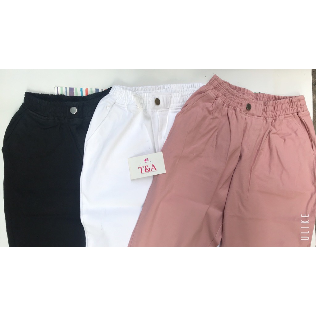Quần Baggy Nữ Lưng Thun 1 nút - Quần Baggy Jean - Tashop 49 | BigBuy360 - bigbuy360.vn