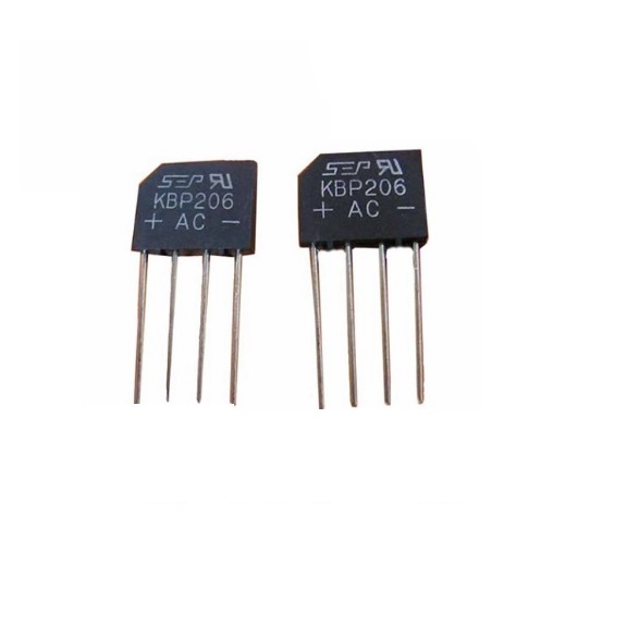 Diode cầu dẹt KBP206 2A 600V