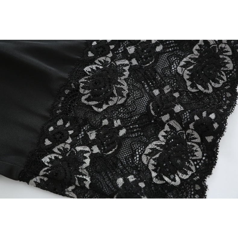 Bộ Đồ Ngủ Dài Tay Bằng Lụa Mát Thiết Kế Mới Thời Trang Mùa Xuân Dành Cho Nữ 2022