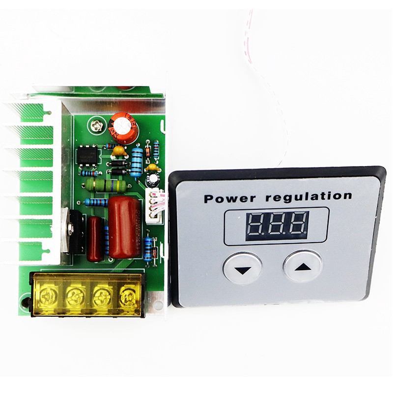 Bộ điều chỉnh điện áp 4000W SCR điều chỉnh tốc độ động cơ điện AC 220V điều khiển nhiệt độ cho lò điện đun nước nóng