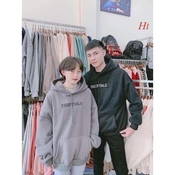 Áo hoodie nỉ cotton ESS HT12