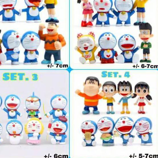 Mới Mô Hình Nhân Vật Phim Doraemon Nobita Shizuka Jaiko Oi2