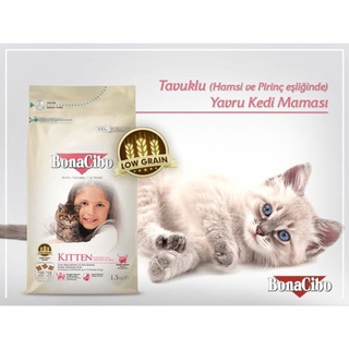 Thức ăn hạt cho mèo con BonaCibo kitten 1,5kg