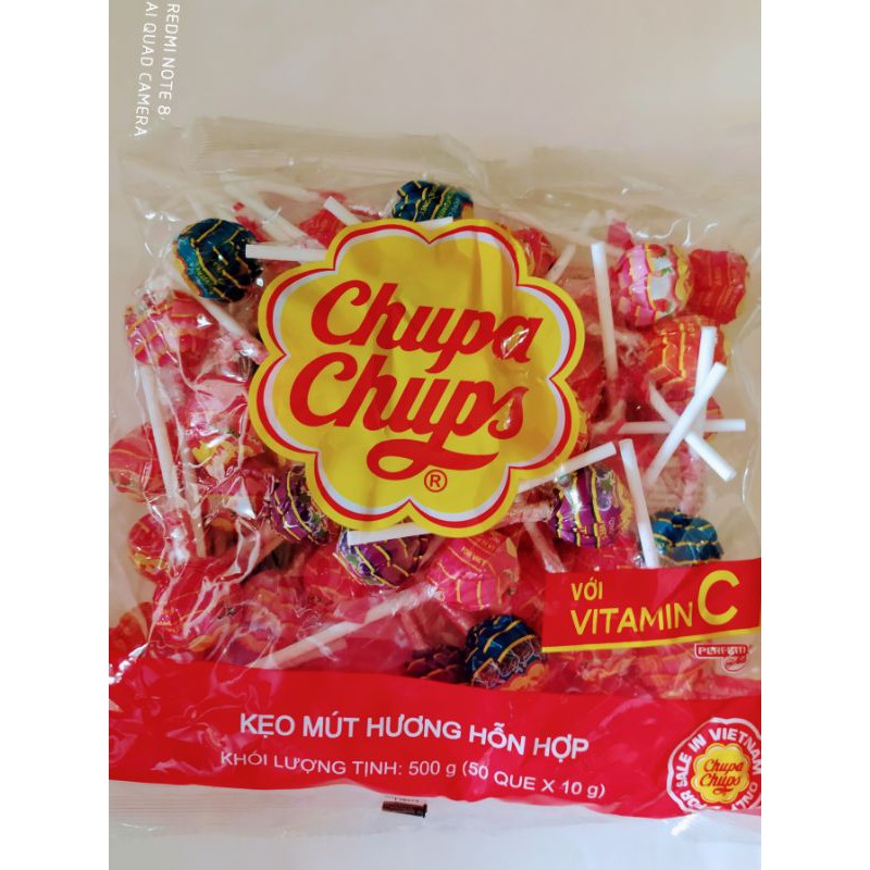 KẸO MÚT CHUPA CHUPS HƯƠNG TRÁI CÂY GÓI 60 que