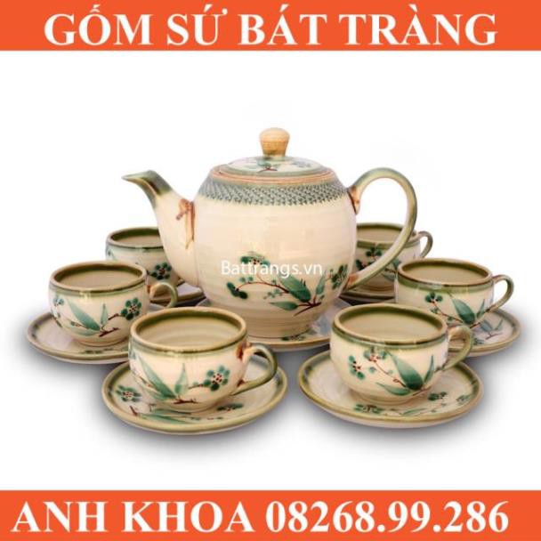 Ấm Chén Nghệ Nhân Tô Thanh Sơn Bát Tràng - Gốm sứ Bát Tràng Anh Khoa