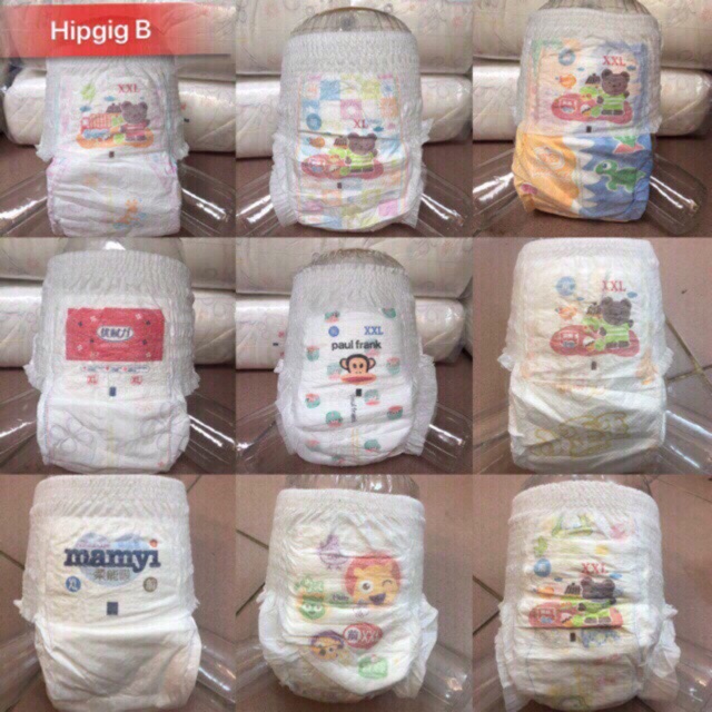 100 miếng bỉm tã quần hipgig L100/XL100/XXL100/XXXL100