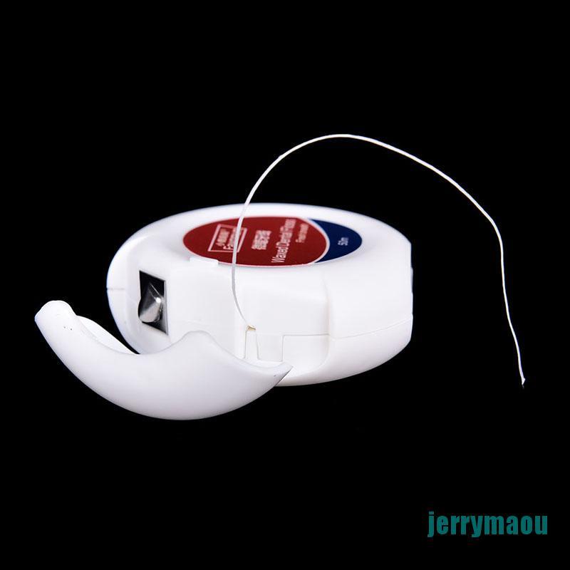 [JERM] 50m Peppermint Micro wax  Floss Care Picks Tooth Cleaner Health Supplies  RAOU