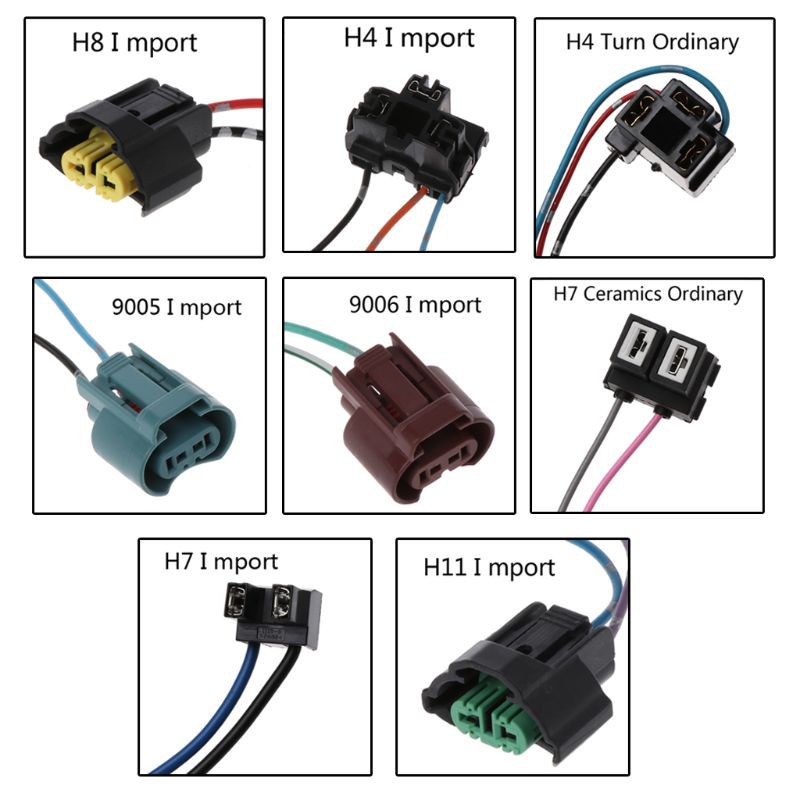 Ổ Cắm Bóng Đèn Halogen H8 Cho Xe Hơi