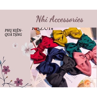 Kẹp tóc nơ hàn quốc bản to cho nữ