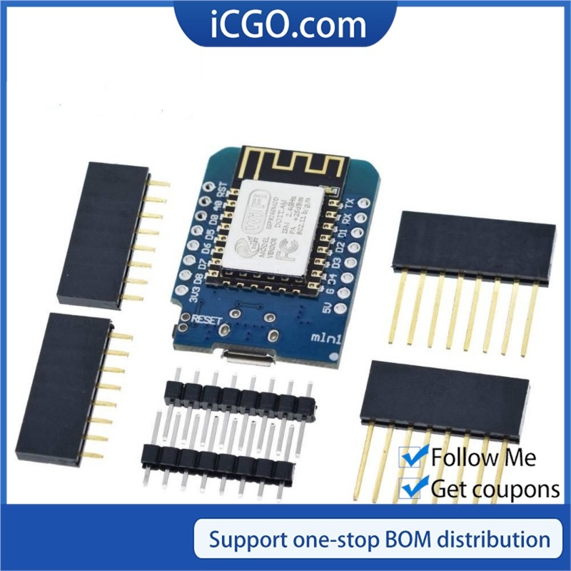 Bảng Mạch Wifi Wemos D1 Mini Nodemcu 4m Bytes Lua Esp8266 Esp-12 Esp-12F