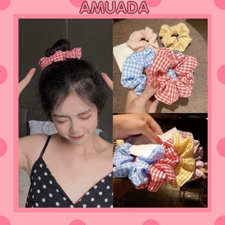 Cột tóc vải scrunchies 6 màu cơ bản sc01