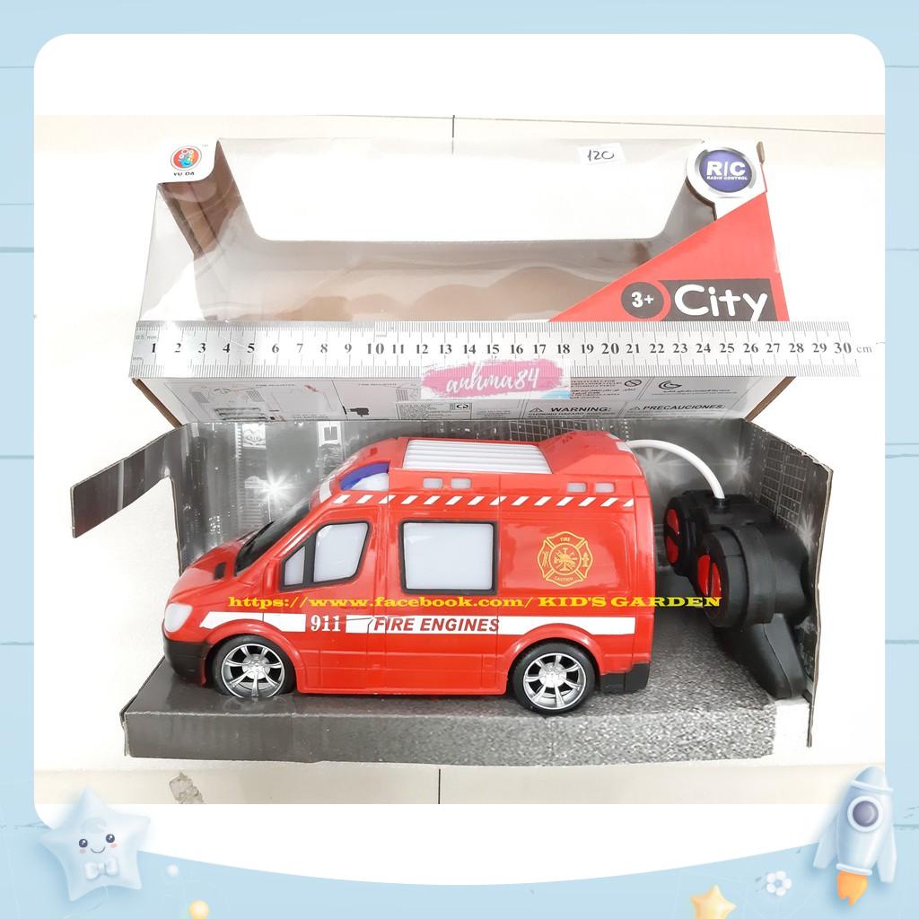 ĐỒ CHƠI MÔ HÌNH XE CỨU HỎA điều khiển từ xa - No.888 - Ảnh thật.
