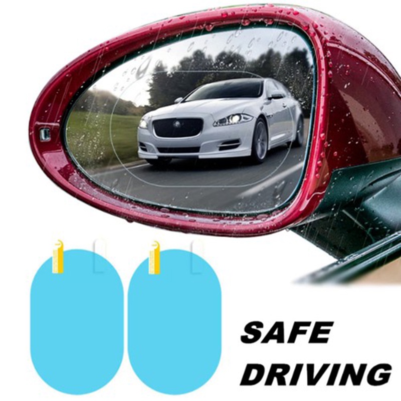Miếng dán chống bám nước mưa kính, gương chiếu hậu ô tô,xe máy. Miếng dán cả trên kính VD: gương nhà tắm, kính cận, …
