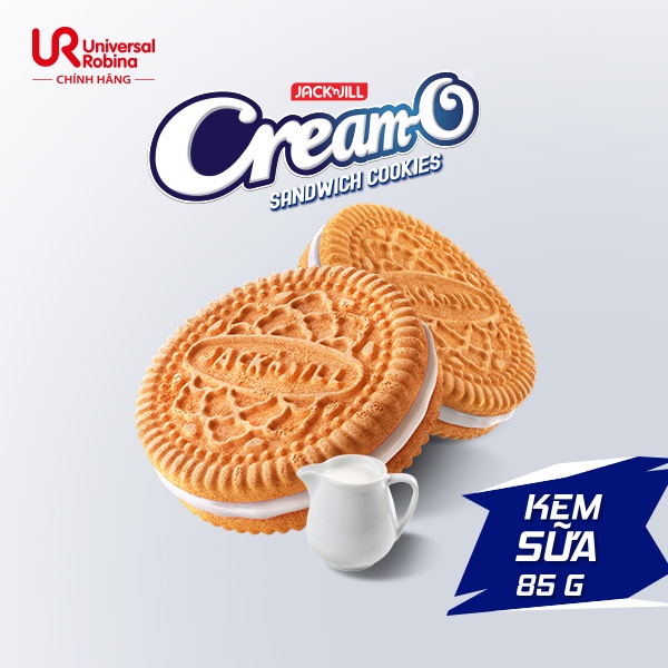 Bánh quy Cream-O Kem Sữa 85g