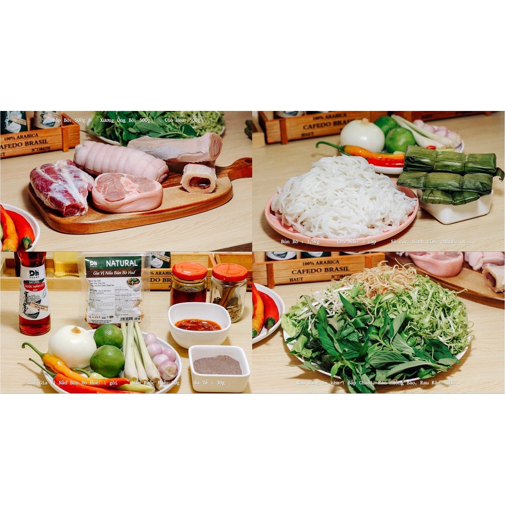 Gia vị nấu bún bò Huế chuẩn vị Dh Foods 25g