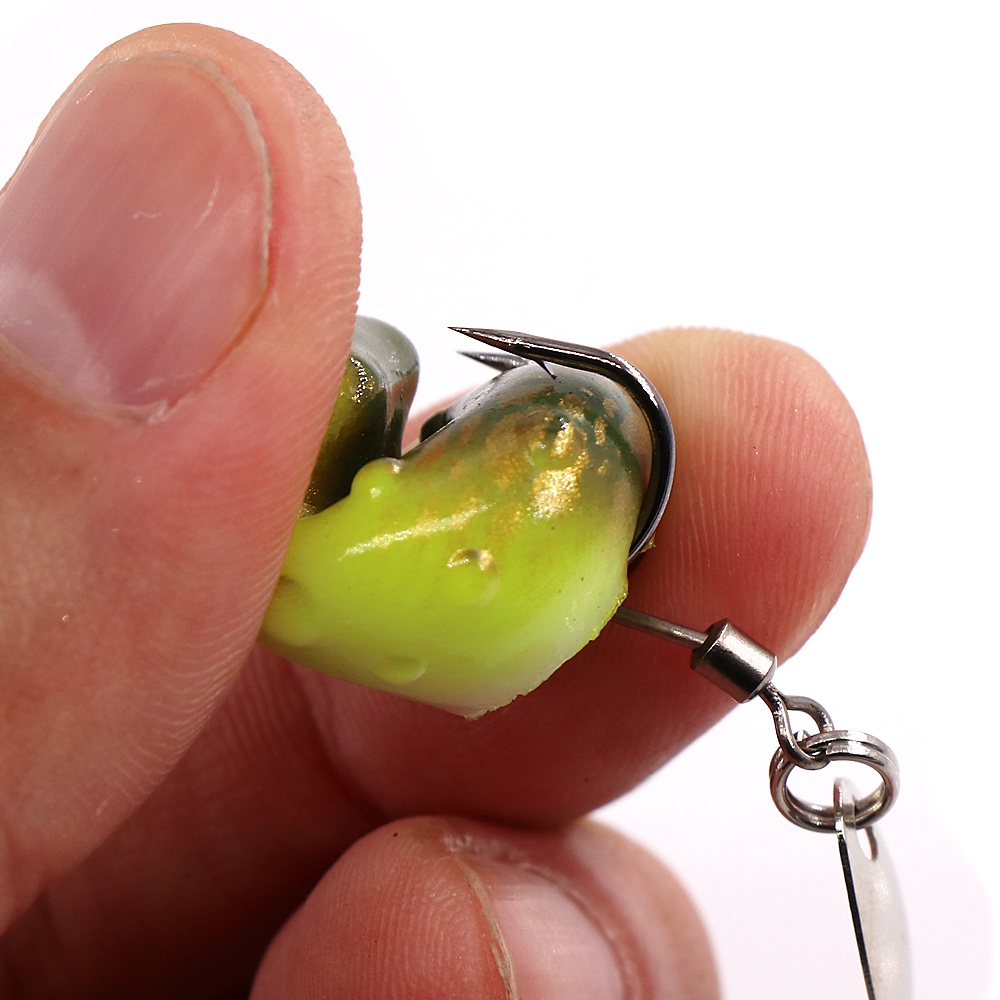 mồi giả Mồi Câu Cá Giả Hình Con Ếch 3cm/4g  Super Frog Lure Mồi giả câu cá lóc