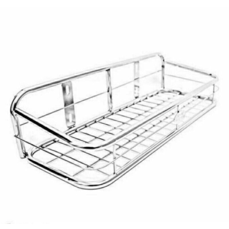 Kệ inox treo tường đựng gia vị,xà