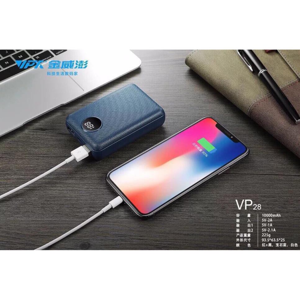 Sạc dự phòng ⭐ FREE SHIP ⭐10.000mah mã VP28