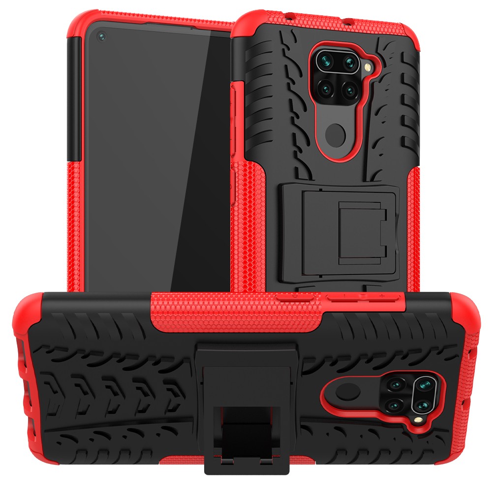 Ốp điện thoại chống sốc có thanh đỡ cho xiaomi redmi note 9 10x 4g 5g 10x pro
