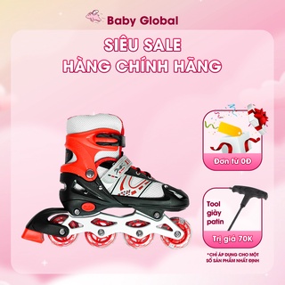 Combo giày patin Bear và bảo hộ đi kèm