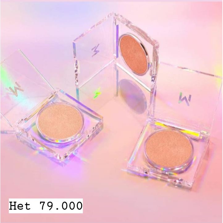 (hàng Mới Về) Hộp Phấn Bắt Sáng Mizzu Màu Sắc Tươi Tắn