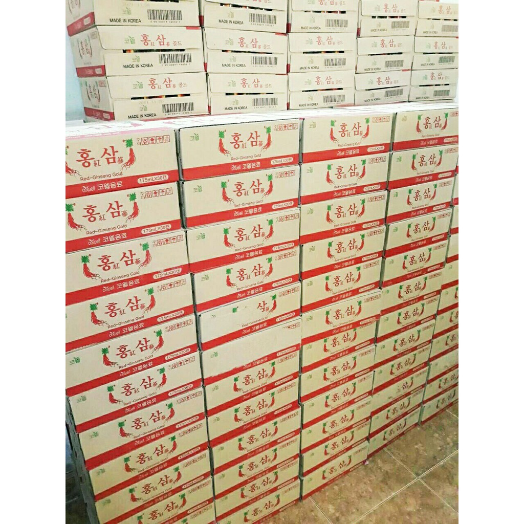 Nước Hồng Sâm Korean Red Ginseng Gold 175ml Hàn Quốc, Thùng 30 lon | BigBuy360 - bigbuy360.vn