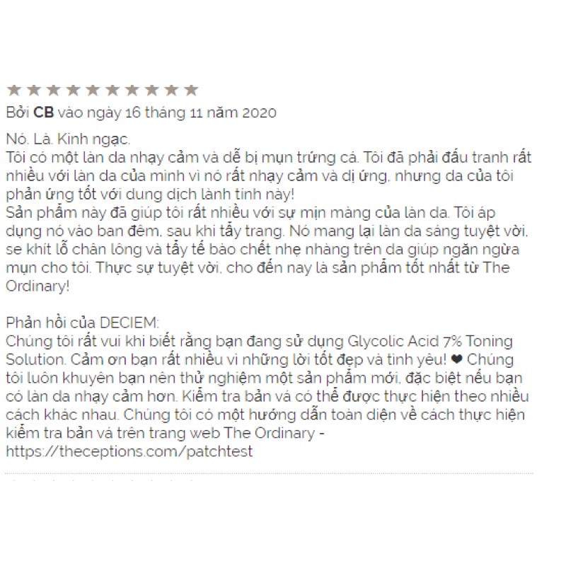 (BILL CANADA) TONER THE ORDINARY GLYCOLIC ACID 7% chăm sóc da se khít lỗ chân lông | BigBuy360 - bigbuy360.vn
