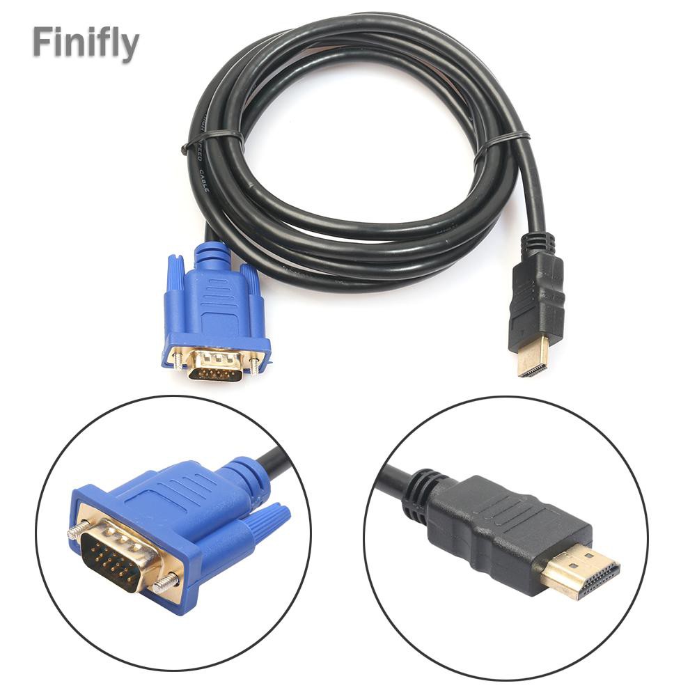 Cáp Chuyển Đổi Từ Finifly Hdmi-Compatible Sang Vga Hd Male 15pin Adapter 1080p 6ft