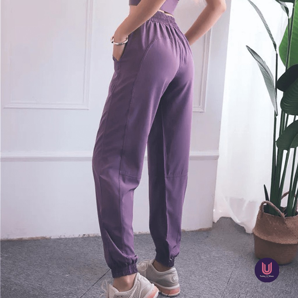 [SIGNATURE] Quần Thể Thao Tập Gym Yoga Nhảy Rainbow Jogger (bo ống, co giãn thoải mái, tập nhảy, cạp cao, thấm hút tốt)