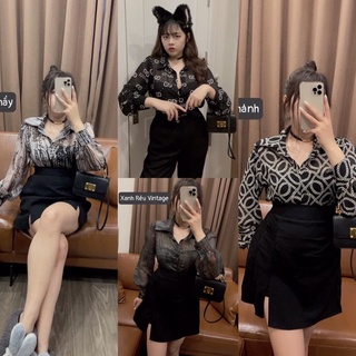 Sơ mi hoạ tiết độc-lạ kì vũ bigsize