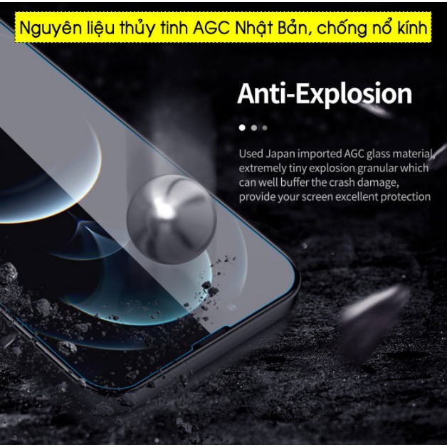 Miếng dán cường lực IP 14 Plus-13 Pro Max / IP 14-13 Pro-13 / 13 Mini Nillkin H+ Pro 0.2mm- Hàng Chính Hãng