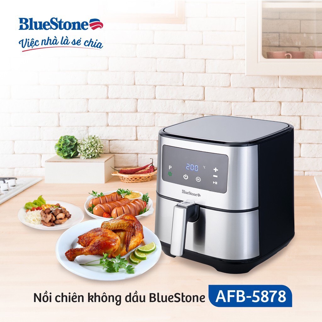 Nồi Chiên Không Dầu BlueStone AFB-5878  - Hàng chính hãng - Bảo hành 24 tháng