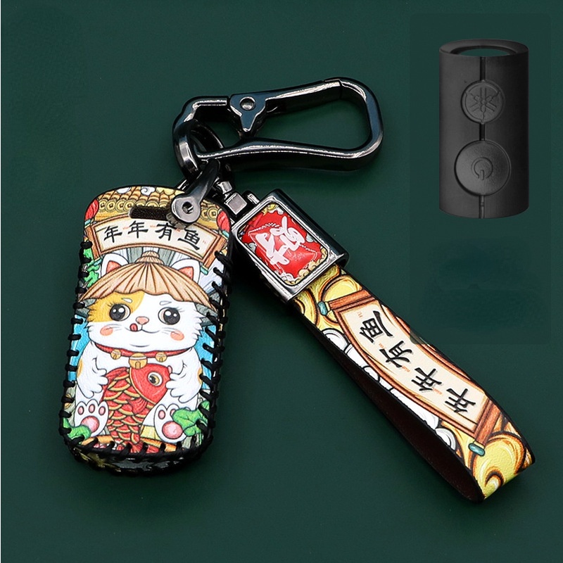 Bao Da Đựng Chìa Khóa Điều Khiển Từ Xa Cho Xe Mô Tô YAMAHA NMAX155 XMAX300 2020 Y16zr Nvx155 Nmax155X XMAX300 Giá Đỡ