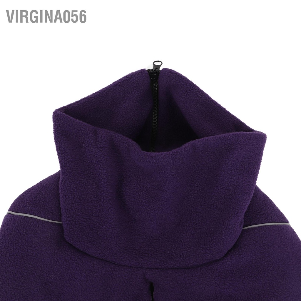 Có thể bán buôn Áo khoác mùa đông cho chó Thiết kế lỗ kéo cưng phản quang Quần áo lớn vừa Virgina056 Hàng giao ngay