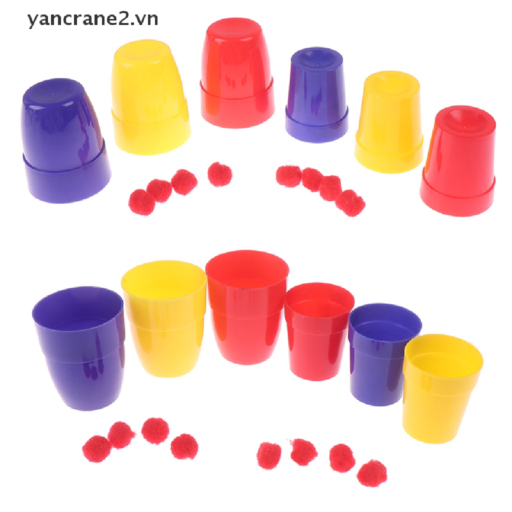 Bộ Đồ Chơi Ảo Thuật Gồm Ba Cốc Và Quả Bóng Ma Thuật Cỡ Vừa / Lớn