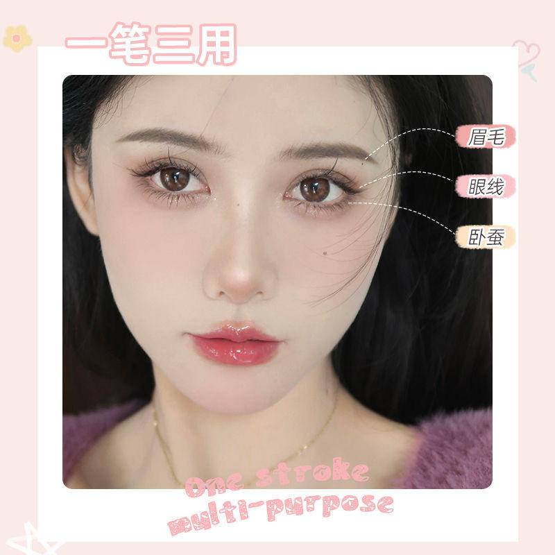 Chì Kẻ Lông Mày NOVO Hai Đầu Màu Sắc Tự Nhiên Lâu Trôi Không Thấm Nước