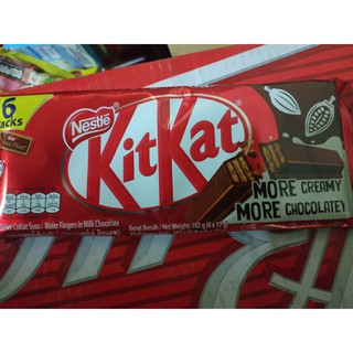 Gói 6 Thanh Bánh Socola KitKat 2F 17g
