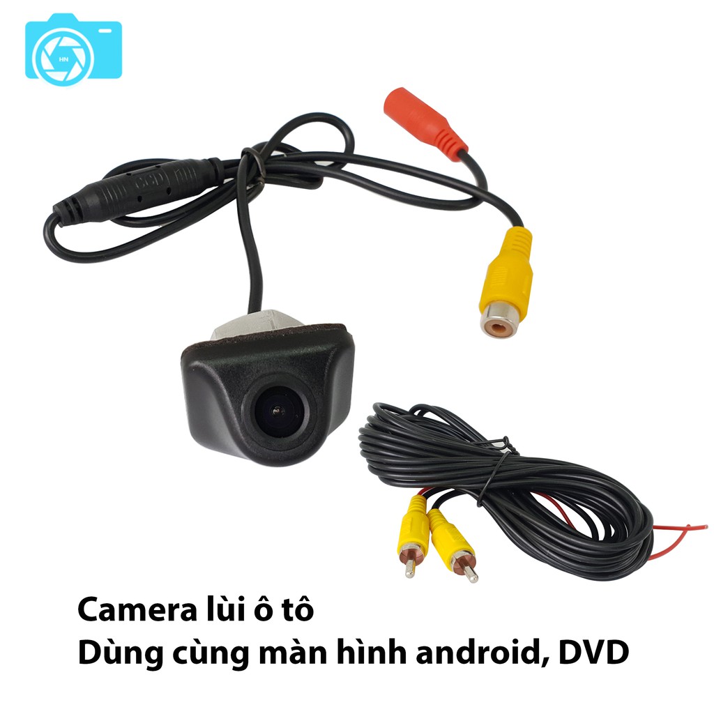 Camera lùi ô tô, dùng được cho cả màn hình AHD và màn LCD, DVD, TFT, độ phân giải cao, góc quay rộng | BigBuy360 - bigbuy360.vn