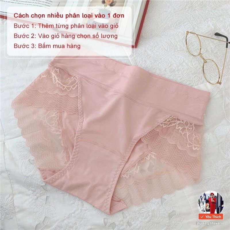 -QUẦN LÓT GEN BỤNG PHỐI REN