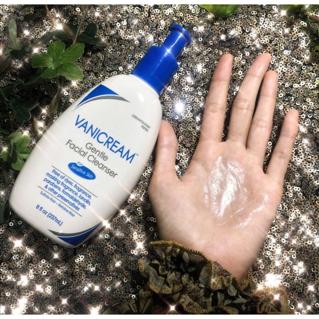 Sữa rửa mặt Vanicream dành cho da nhạy cảm Gentle Facial Cleanser for sensitive skin